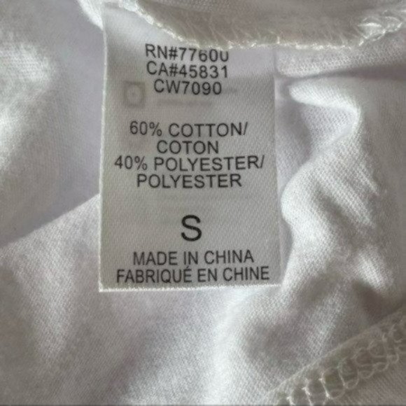 Chaser Graphic “Hawaii” White Short Sleeve Tee Size Small NWT - Picture 5 of 6